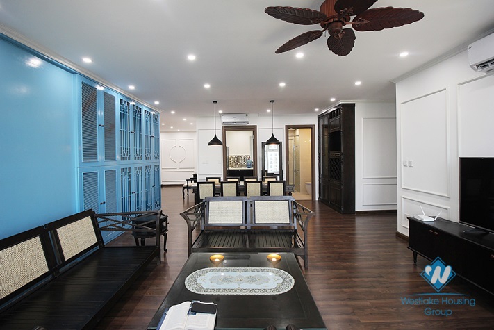 A beautiful and new 3 bedroom apartment for rent in Ciputra, Tay ho